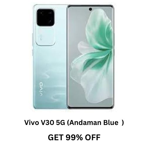 Vivo V30 5G (Andaman Blue, 8GB RAM, 128GB Storage)