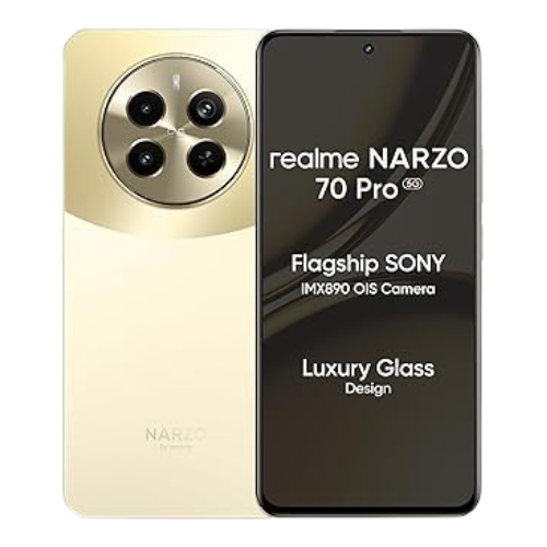 realme NARZO 70 Pro 5G (Glass Gold, 8GB RAM, 256GB Storage)